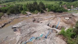 Petres Sándor: Tarthatónak tűnik a július 1-jei határidő a Korond-patak elterelésére (VIDEÓ)