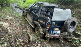 Halálos baleset a Transzfogarason – szakadékba zuhant egy autó