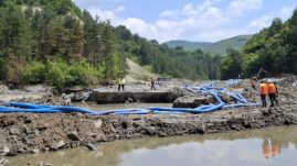 Rég nem tapasztalt szintre esett vissza a Korond-patak sókoncentrációja Parajdon