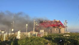 Tűzvészben semmisült meg a meteorológiai állomás (VIDEÓ)