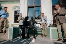 Felavatták Ady Endre és Léda szobrát Nagyváradon