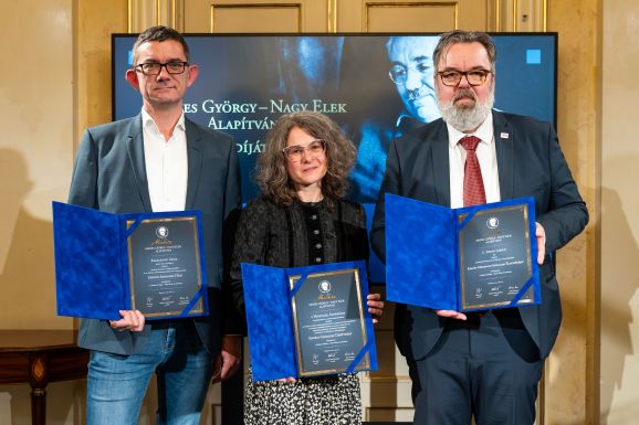 Átadták a Méhes György–Nagy Elek Alapítvány irodalmi díjait