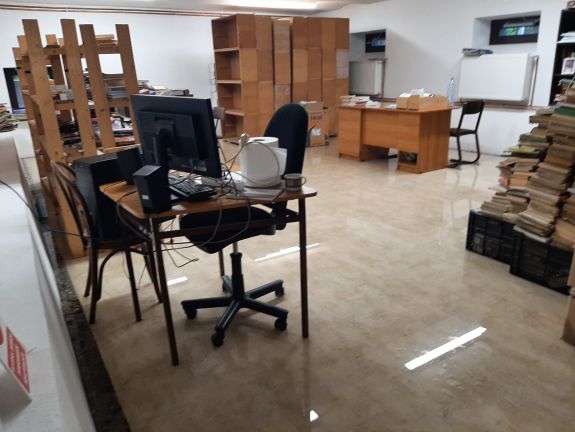 Víz szivárgott be az egyik székelyudvarhelyi iskola tornatermébe