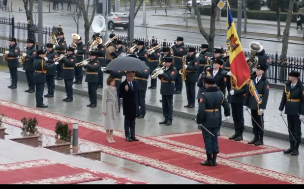 Maia Sanduval találkozik Ilie Bolojan Chișinăuban 