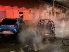 Több autó kiégett Kolozsváron