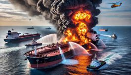 Összeütközött két hajó az Északi-tengeren 