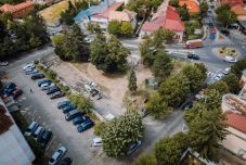 Új szakaszba lépett a Park szálló előtti mélygarázs építése Marosvásárhelyen