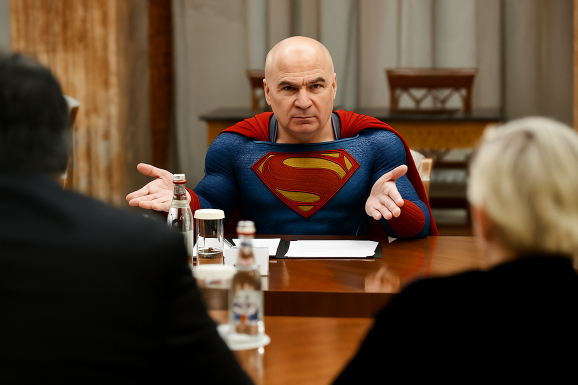 Bolojan-kormány: Superman helyett olcsó képregényhős jelmez