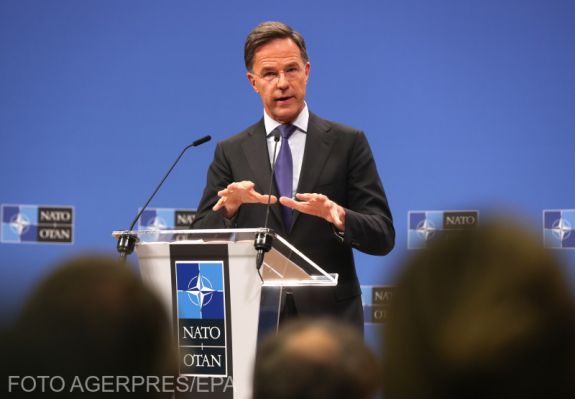 A Cotroceni-palotába látogatott Mark Rutte NATO-főtitkár 