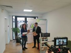 Tüttő Kata, a Régiók Európai Bizottságának elnöke a térségi kihívásokról tájékozódott Csíkszeredában