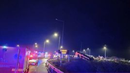 Ukránokat szállító busz balesetezett Romániában