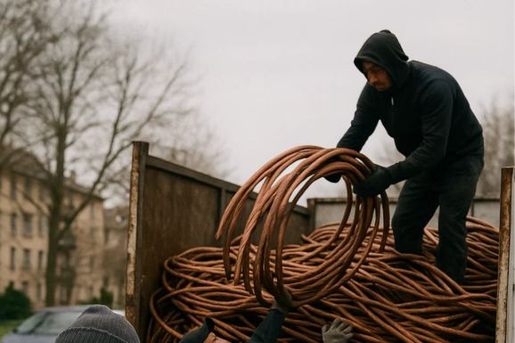 Tonnaszámra lopják a rezet a romániai bandák Franciaországban