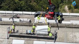 Innovatív szivárgásgátlás a Jád-völgyi gátnál