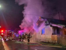 Leégett egy ház tetőszerkezete a Maros megyei Havadon