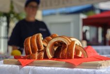 Hatalmas kürtőskalács a Taste of Transylvania fesztiválon