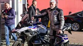 Inkognitóban, motorkerékpáron járja Romániát az egyik nyugati államfő