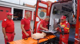 Újgenerációs mentőautót kapott a Hargita megyei tűzoltóság