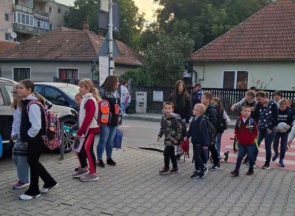 Gyalogosan vidámabb – Hétfőn elindult Kézdivásárhelyen is a Lábbusz