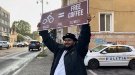 Kávé és kifli jár a reggeli kerékpározás mellé Marosvásárhelyen