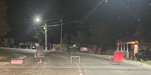 Székekkel torlaszoltak el egy megyei utat