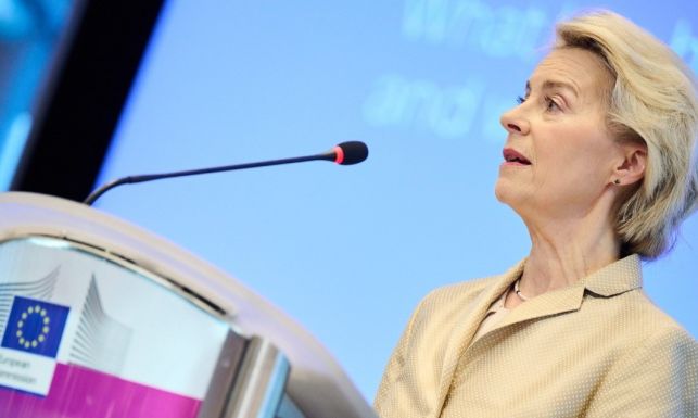 Ursula von der Leyen: Jóvátételi kölcsön Ukrajnának és drónfal keleten