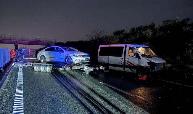 Öt fiatal sérült egy balesetben a Déva–Nagylak autópályán