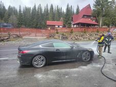 Személyautó gyulladt ki a Bucsin-tető felé vezető úton