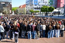 Több száz diák egyszerre szavalt Szatmárnémetiben