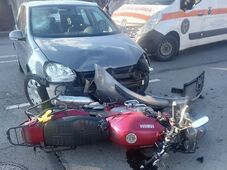 Elütöttek egy motorkerékpárost Marosszentgyörgyön