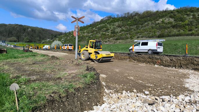 Látványos szakaszhoz ért Hargita megye legnagyobb közúti beruházása