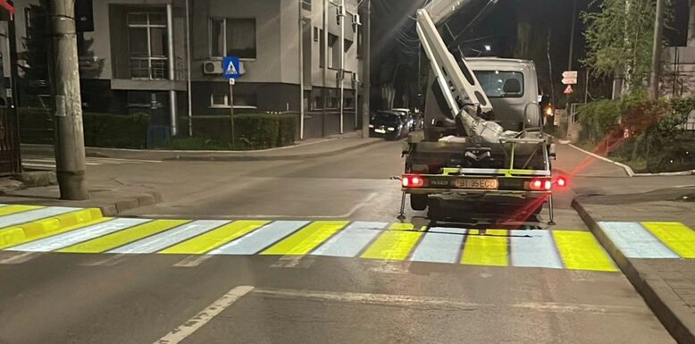Lézeres gyalogátkelőket tesztelnek egy hazai városban
