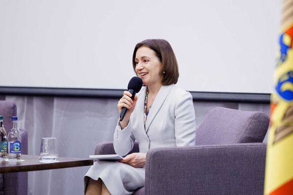 Megint a Romániániával egyesülés mellett érvelt Maia Sandu