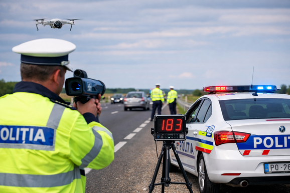 Drónt is bevetett a rendőrség a gyorshajtók lefülelésére