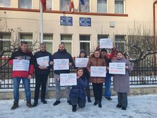 Két tucat Hargita megyei község önkormányzati dolgozói sztrájkoltak kedden