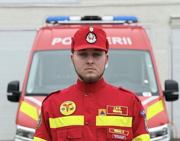 Életet mentett a marosvásárhelyi katasztrófavédelem önkéntese