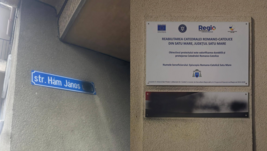 Magyar feliratokat festettek le Szatmárnémetiben