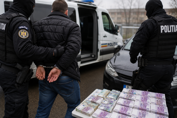 Közel félmillió eurónyi hamis pénzzel értek tetten nagyváradiakat