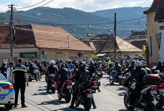 Nagyszabású motoros felvonulást tartottak vasárnap Hargita megyében