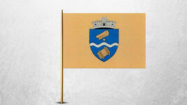 Hivatalos Gyergyóújfalu zászlaja