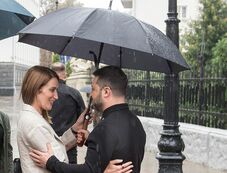 Az Európai Parlament kitünteti Zelenszkijt