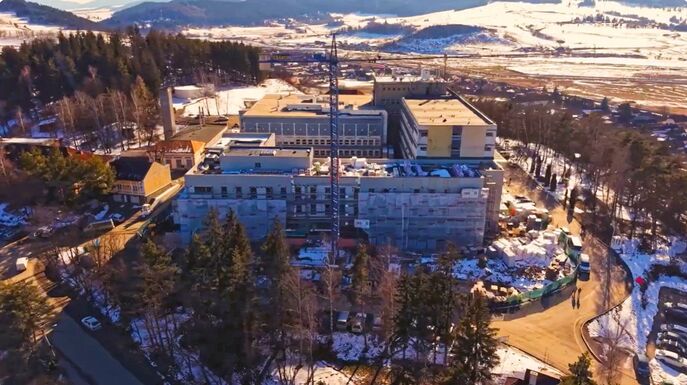 Jól haladnak a kivitelezők a csíkszeredai kórház új sürgősségi részlegének építésével (VIDEÓ)