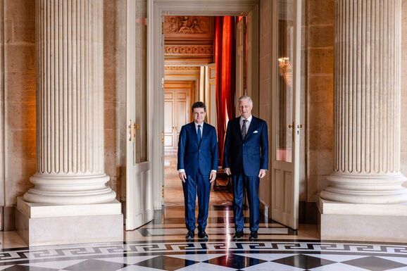 A belga király fogadta Nicuşor Dan államfőt