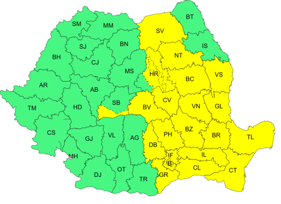Eső, szél, havazás – Újabb riasztást adtak ki a meteorológusok