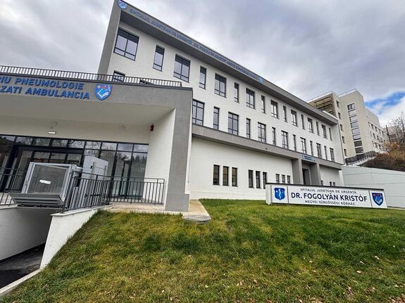 Megnyílt az új tüdőkórház Sepsiszentgyörgyön – Hétfőtől fogadják a betegeket