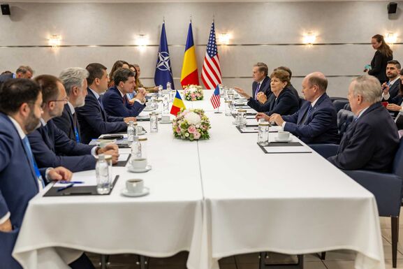 NATO-csúcs: Nicuşor Dan amerikai kongresszusi delegációval egyeztetett a védelmi együttműködésről
