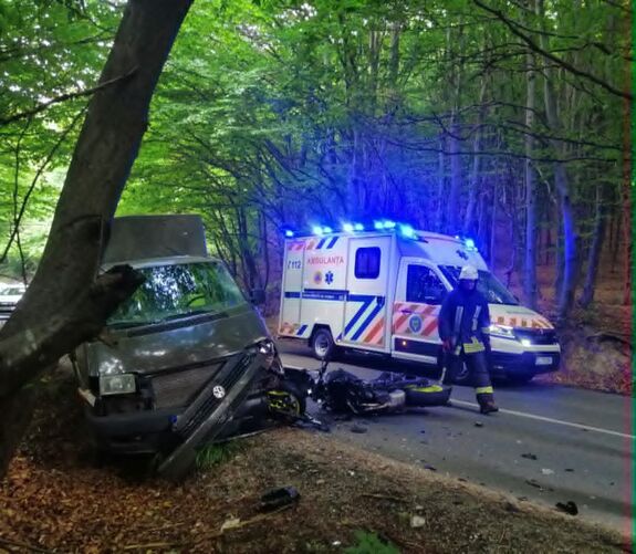 Motorbaleset Kolozs megyében: súlyosan megsérült egy 27 éves fiatalember