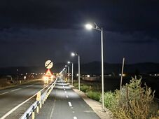 Éjszaka is használhatóvá vált a kézdivásárhelyi kerékpárút