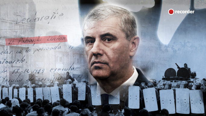 A Ceaușescu-rendszer elnyomó alakulataiban szolgált a SPP vezetője