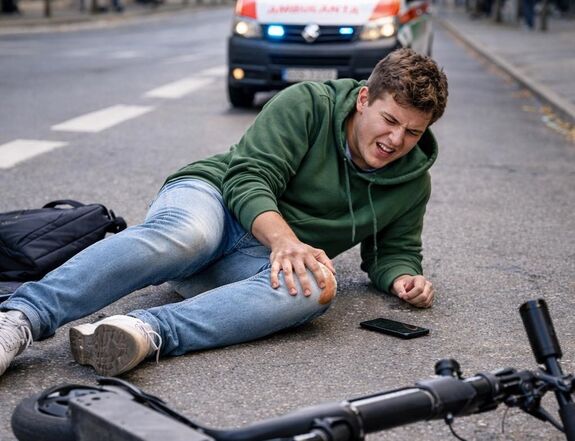Két erdélyi tinédzser került kórházba, miután leestek egy elektromos rollerről