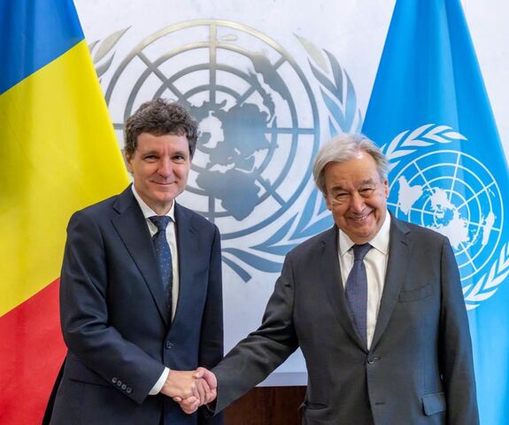Nicuşor Dan António Guterres ENSZ-főtitkárral egyeztetett New Yorkban